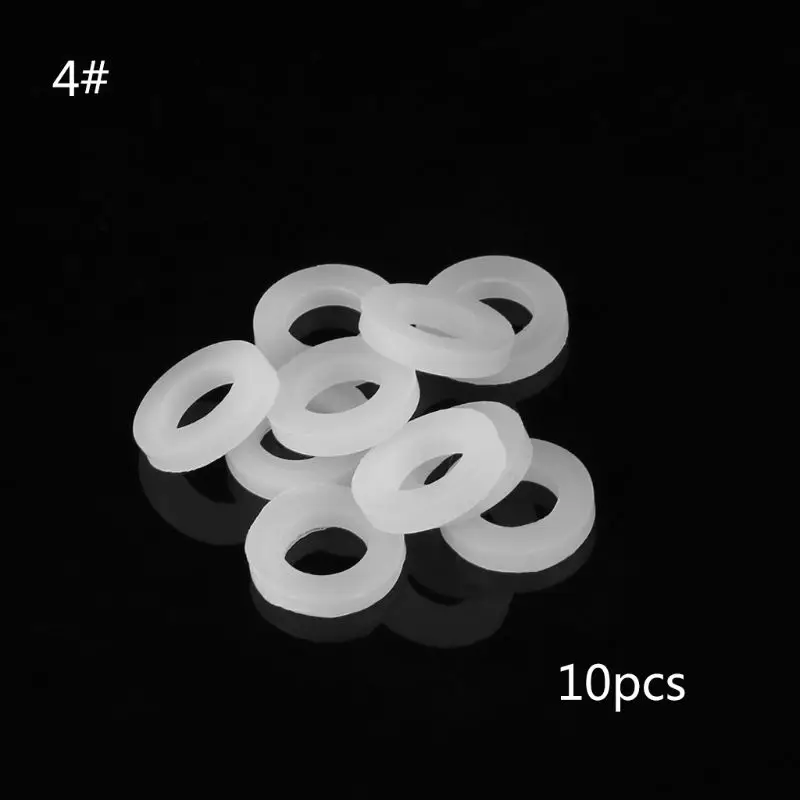 F92C 10pcs Bellows Pipe Seal Rings Hose Washers Water Silicone Gasket 3/4" 1"