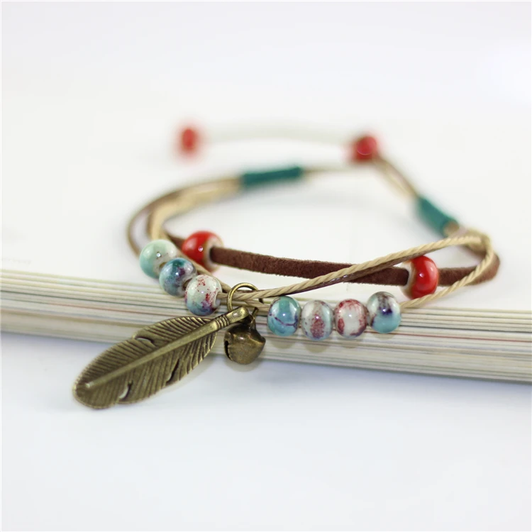 Miredo jewelry wholesale fashion gift bracelete ceramic handmade vintage bracelets for women men accessories Dropshipping #1454