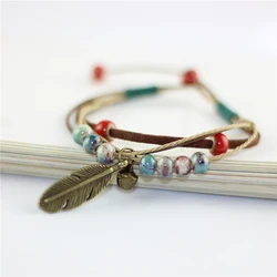 Miredo jewelry wholesale fashion gift bracelete ceramic handmade vintage bracelets for women men accessories Dropshipping #1454