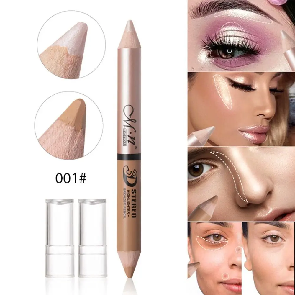 Face Bronzer Conceal Stick Waterproof Makeup Tool Highlighting Pencil Concealer Pen Eyebrow Contour Pen Brow Highlighter