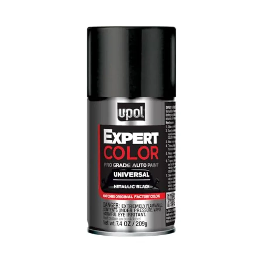 

Metallic Black Automotive Spray Paint for Universal Use Professional Grade Durable Finish Easy Application