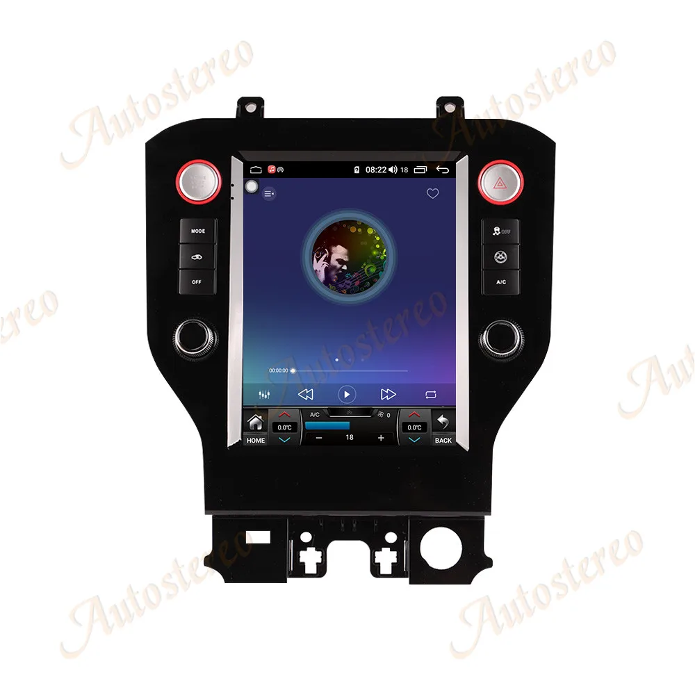 10.4 بوصة لفورد موستانج 2015-2021 أندرويد راديو السيارة ستيريو استقبال Autoradio مشغل وسائط متعددة نظام تحديد المواقع نافي رئيس وحدة الشاشة