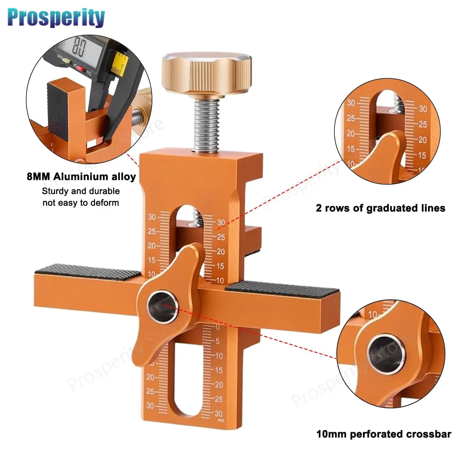 أداة تركيب باب الخزانة 2 في 1 مع أداة تحديد موضع لوحة باب الخزانة قابلة للتعديل