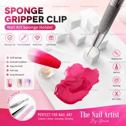 Nail Art Sponge Soft Sponges Gradient Nail Art Stamper Tools Color Fade Manicure DIY Creative Nail Sponge Gripper Tool