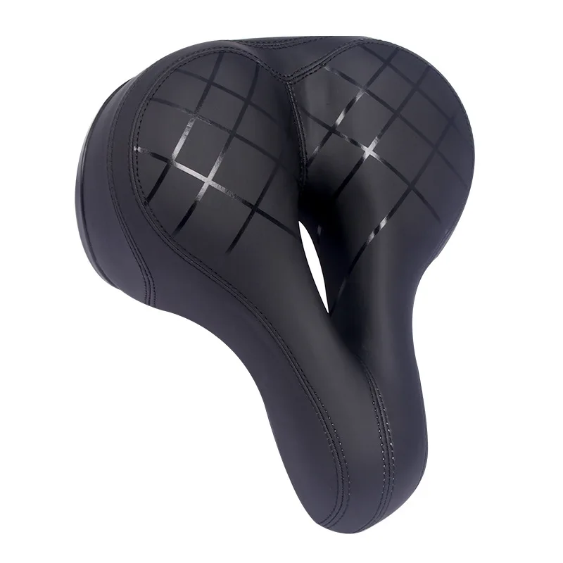 

G635 Bicycle Cushion Reflective Saddle PU leather +UV Increase And Thicken Shock Absorption Hollow Mountain Bike Saddles