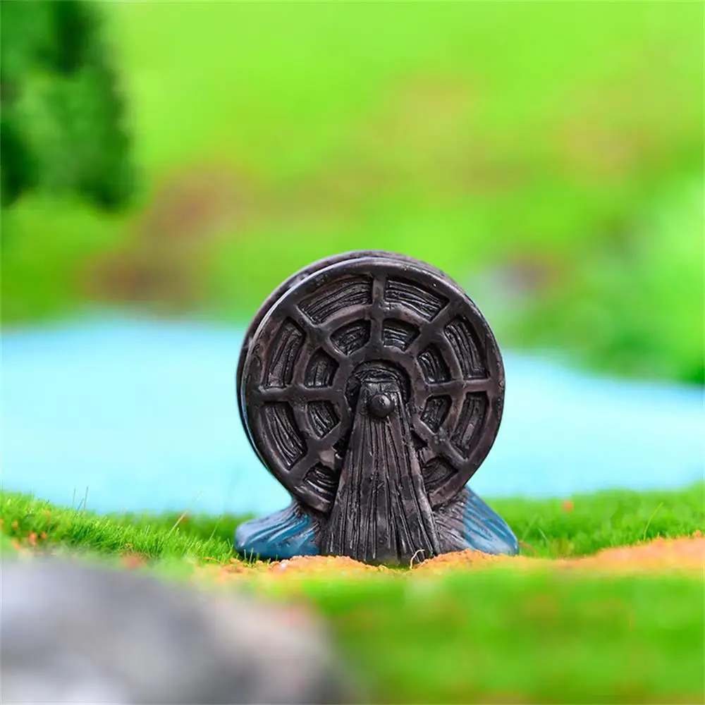 Waterwheel Micro Landscape Non-toxic And Odorless Health And Environmental Protection Mini Nostalgia Home Decor Crafts Durable