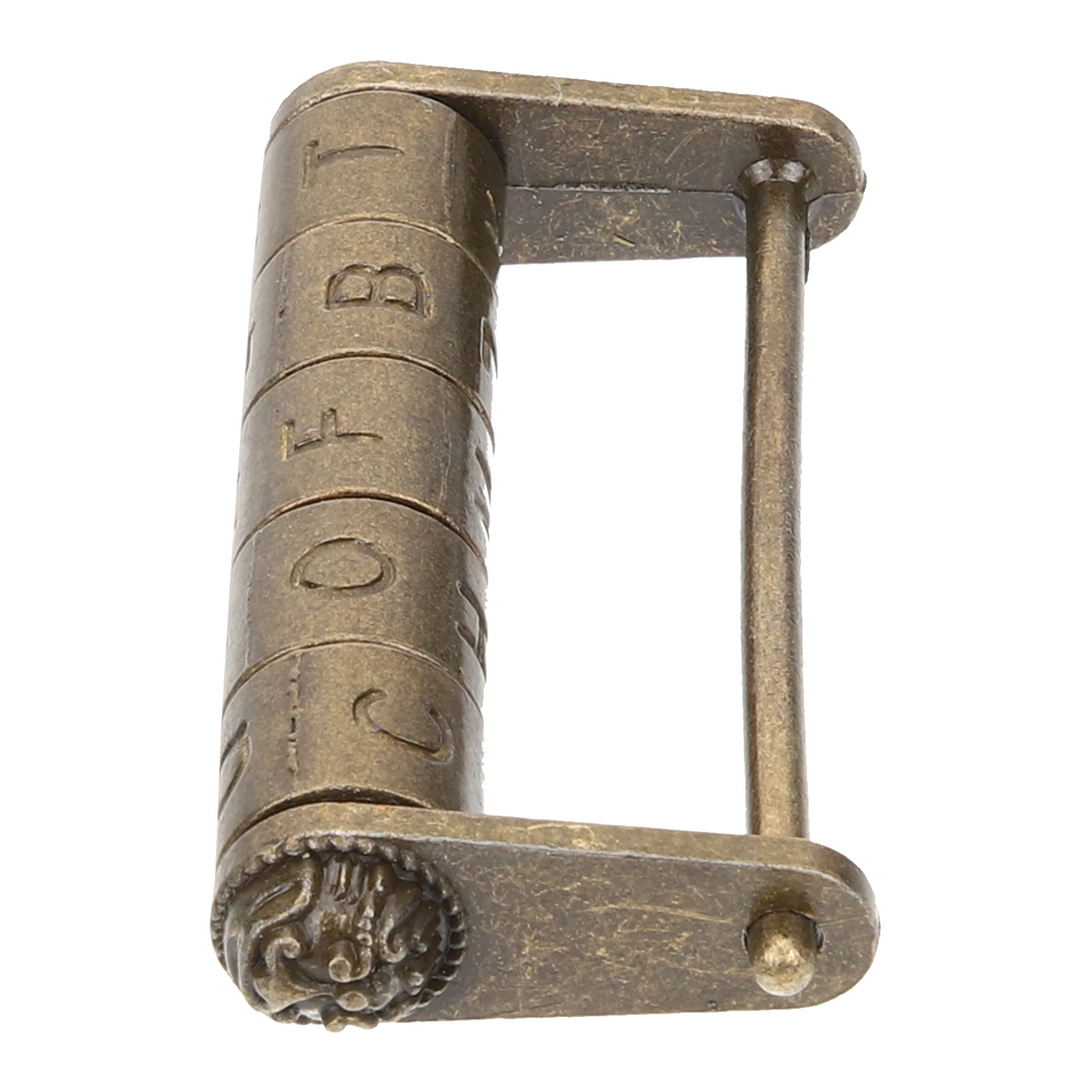 Vintage Word Retro Chinese Style Password Lock For Jewelry Box Cabinet Drawer Engraved Metal Padlock Security Lock