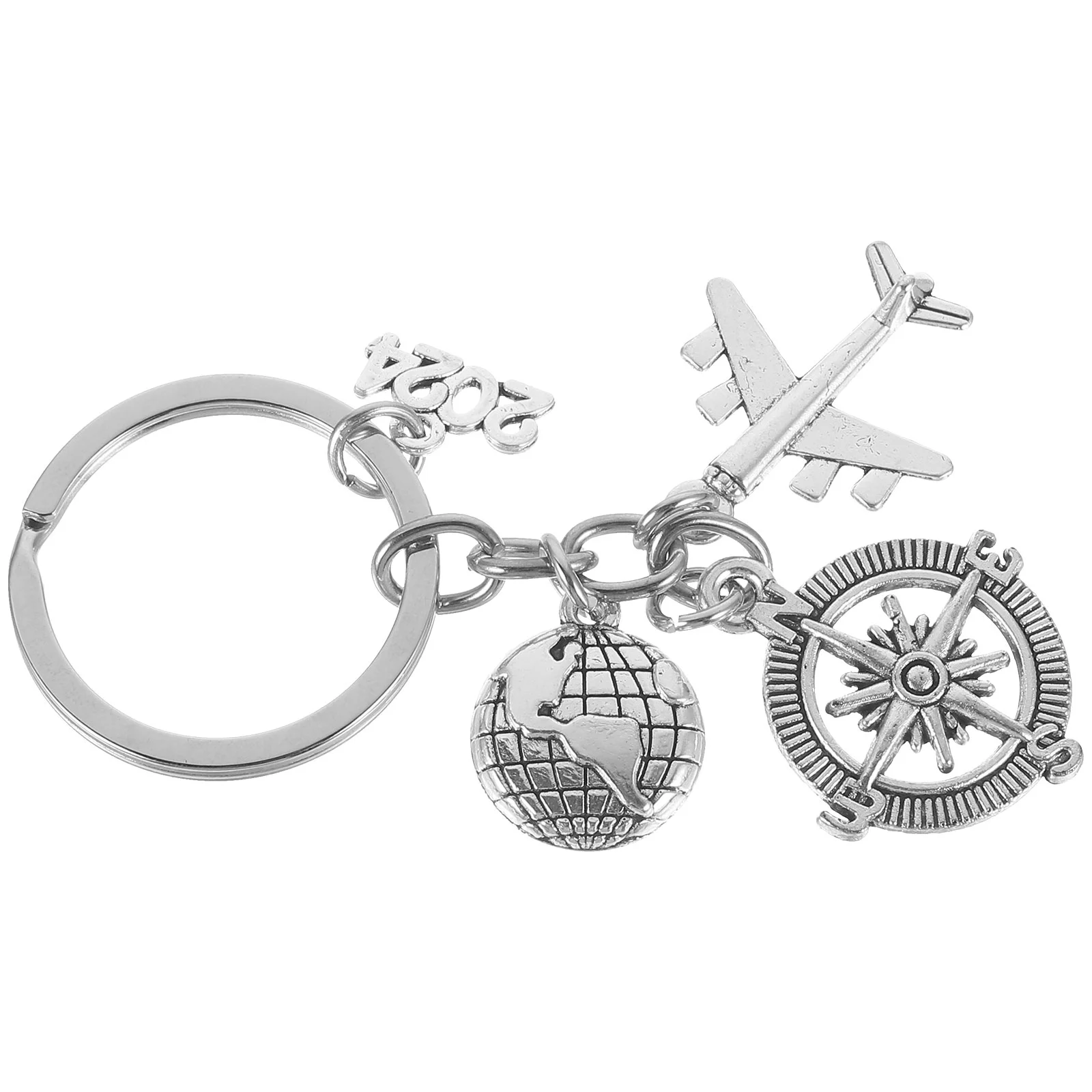 

Plane Keychain Cute Pendant Keychain Airplane Gift Decorative Key Ring For Travel bag charm handbag charm
