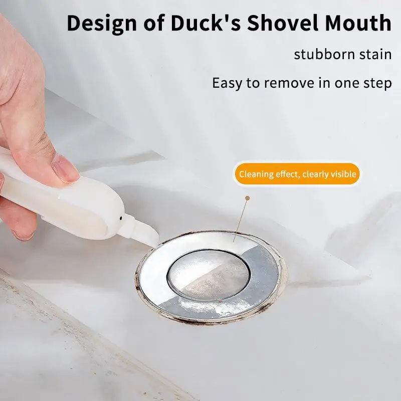 Cartoon Duck Shaped Bathroom Hair Stopper Self Adhesive Wall Mount Reusable Hair Catcher for Sink Shower Drain