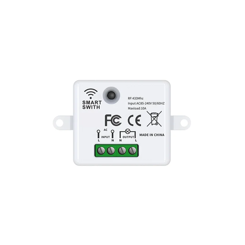 CABE-Tuya Wifi Rf433mhz Smart Wireless Schalter 1Gang Fernbedienung Beleuchtung Wand Schalter Für Lampe LED