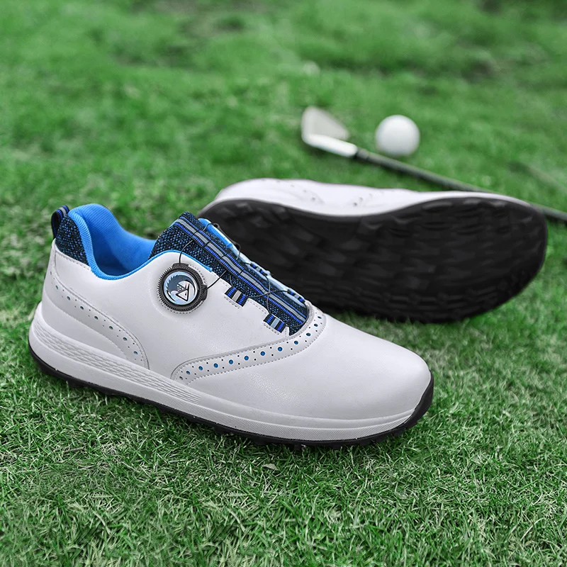 Professional Men Golf Shoes Waterproof Spikes Golfer Sneakers Breathable Big Size Outdoor Golfing Training Gym Leisure Footwear