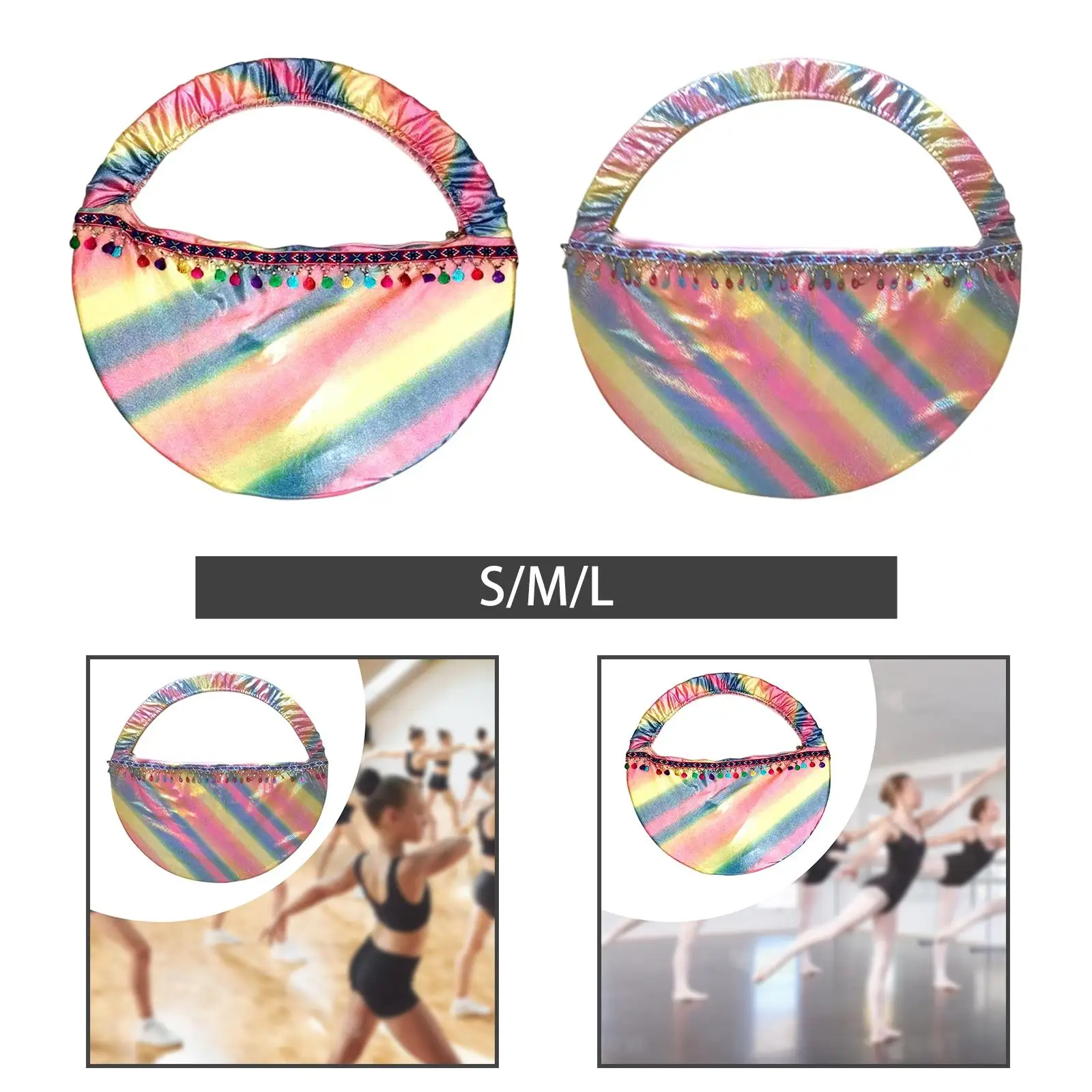 

Exercise Hoop Bag Carrying Bag Tote Multipurpose Gymnastics Equipment Holder