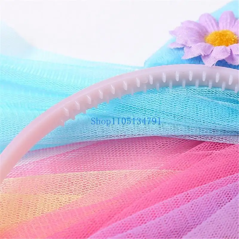 

98km Horn Rainbow Halloween Headwear Headband Photo Props Party Cosplay Costumes Dancing Party Blingbling Headband Halloween