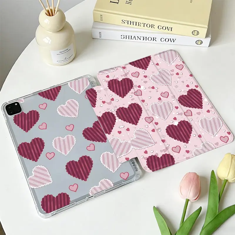 Pencil Slot Funda Case For iPad A16 2025 11th Air11/13 IPad Mini6 8.3 air3 10.5 Pro11 2nd 3rd 4th iPad 10.2 7/8/9 4/5th 10.9