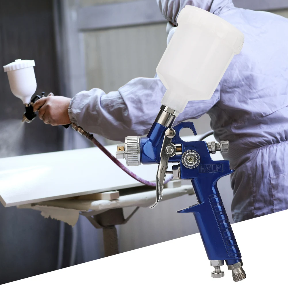 Furniture Spray Gun Gravity  Car Spray Gun Oil Painting Pneumatic  European Type Connector Oil Paint Spray Gun