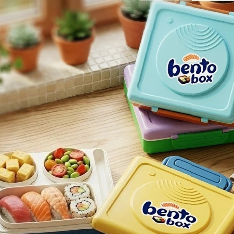 Microwave Safe Kids Lunch Box with Food Grade Bento Container for Work,Heatable Meal PrepBox for Office Adults student dormitory