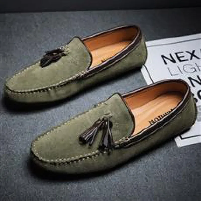 

Loafers Men's Shoes Men's Hollow Breathable Leather Business Casual Dad Leather Shoes Moccasins