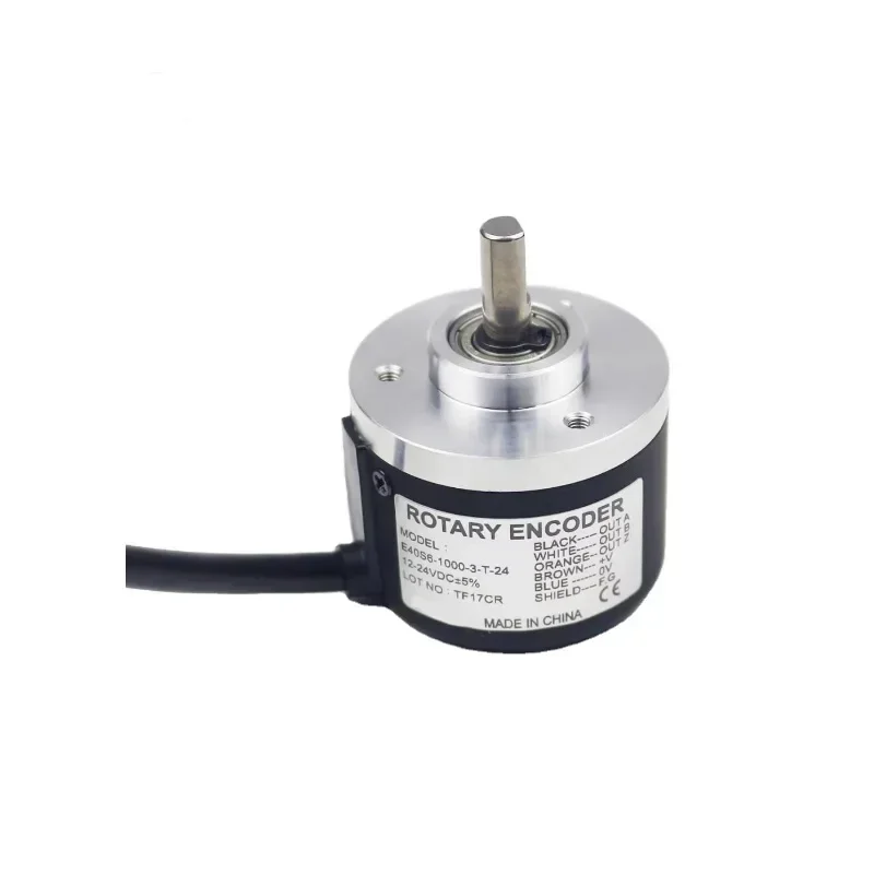 E40S6-1000-3-T-24 6mm solid shaft DC 24V 1000ppr 40 mm incremental rotary encoder