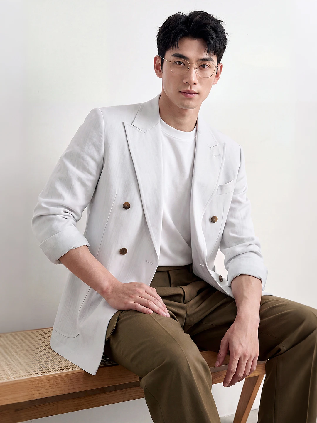 Men's Wrinkle Resistant Blazer Old Money Style Casual Business Sport Coat Premium Tailored Suit Jacket for Commute Office Party
