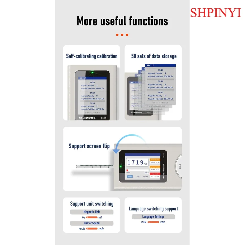 아이케시 전자기장 측정기 가우스 테슬라 미터 테스트 장비