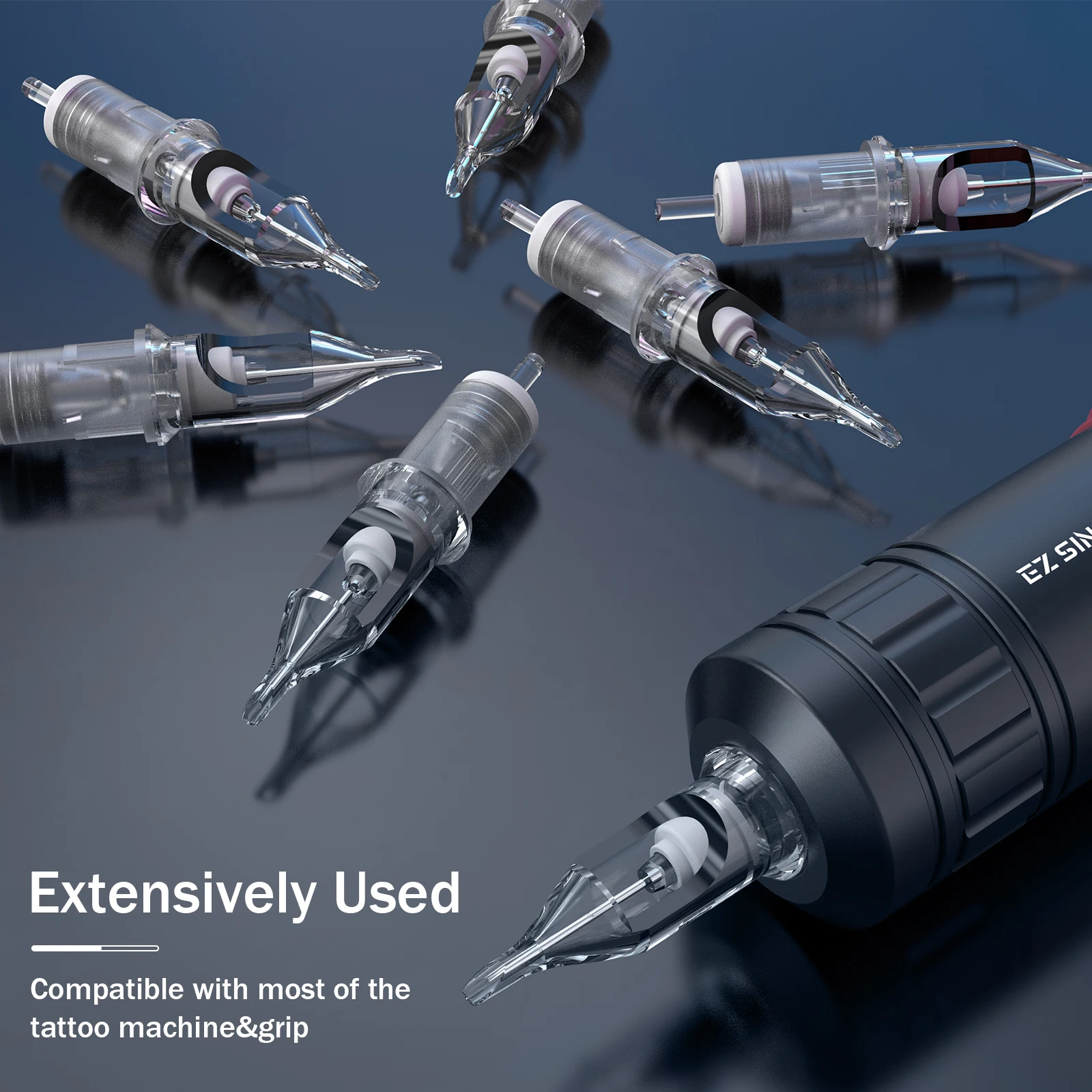 20pcs EZ Revolution Cartridge Tattoo Needles Round Liner #12 #10 Regular Taper for Cartridge Tattoo Needles Machine Pen