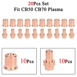 플라즈마 절단 토치 액세서리, 깍지 전극, CB50, CB70, PD0088, PR0016, 20 개