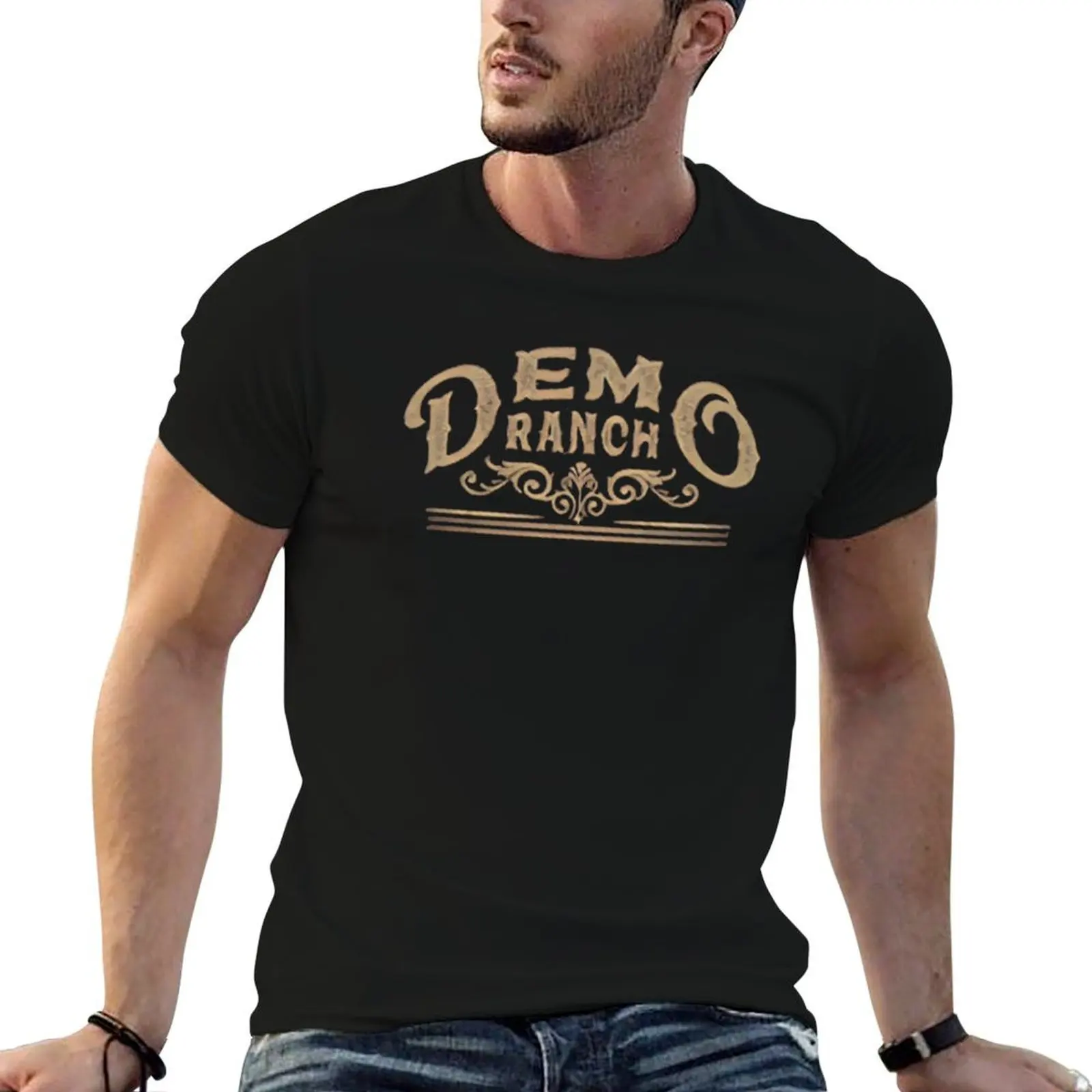 

demolition ranch T-Shirt printed t shirts for man t shirts for man slim fit man graphic t shirt T-shirt