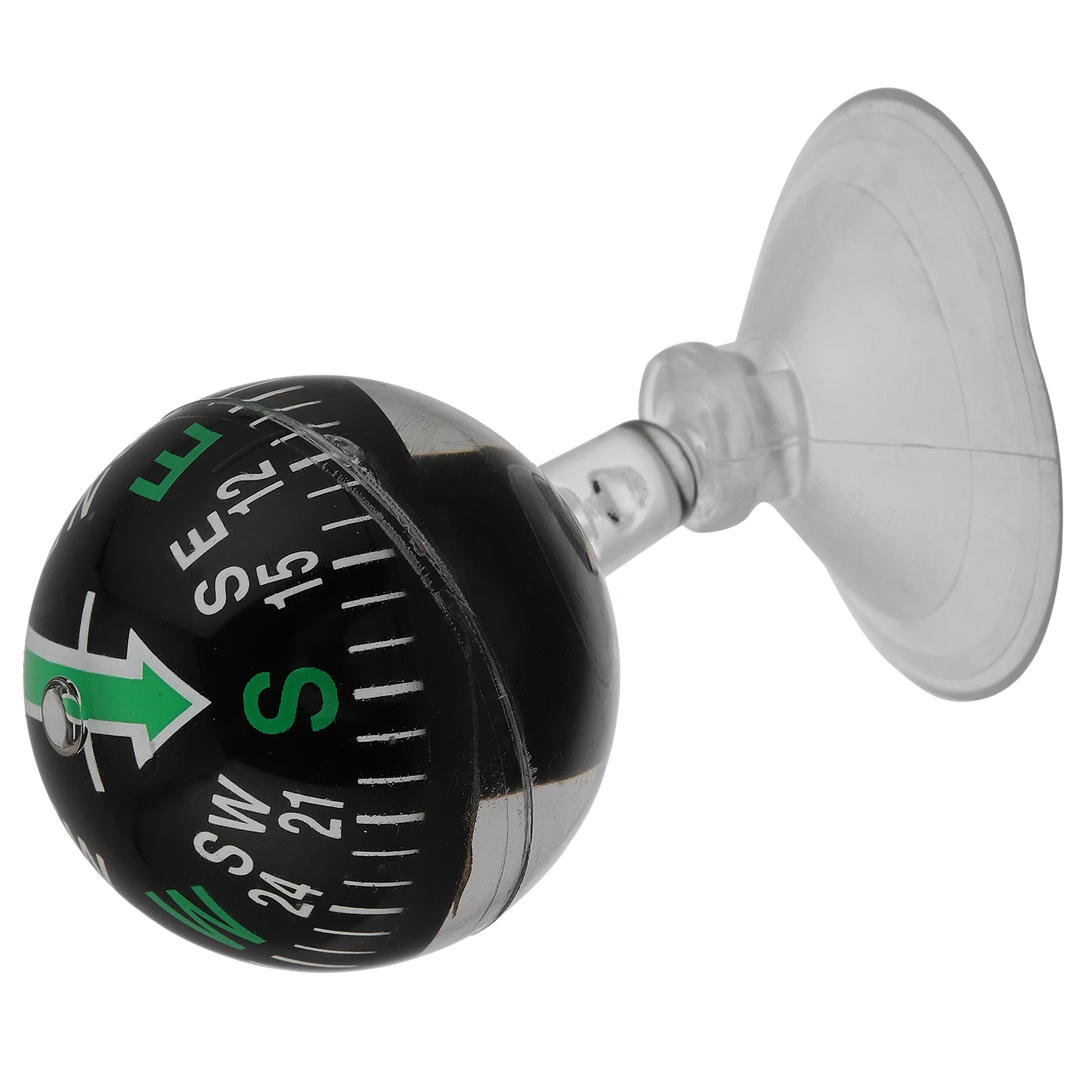 Car Compass Suction Cup Guide Automotive Compasses Accessories for Windshield Abs Boat