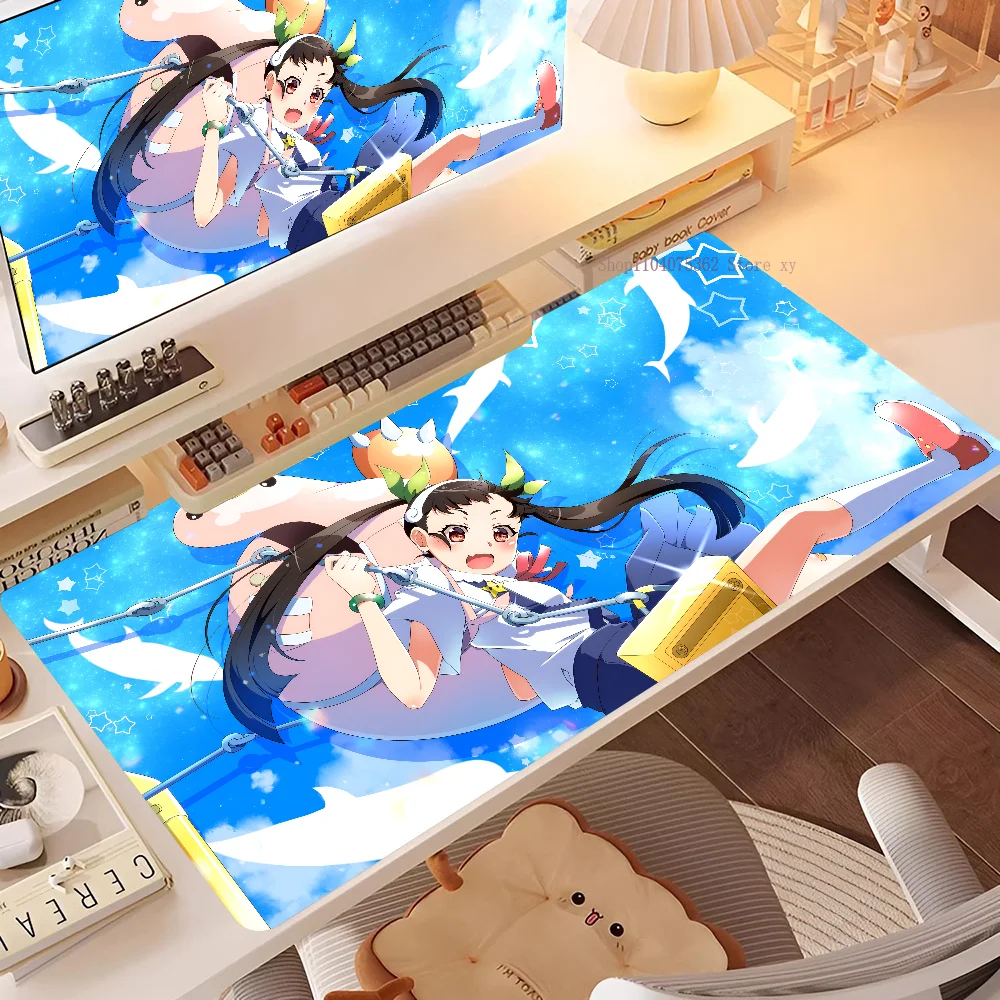 Monogatari Hachikuji Mayoi Mousepad Large Keyboard Desk Mat Gaming Mouse Pad LockEdge Non-slip Mat