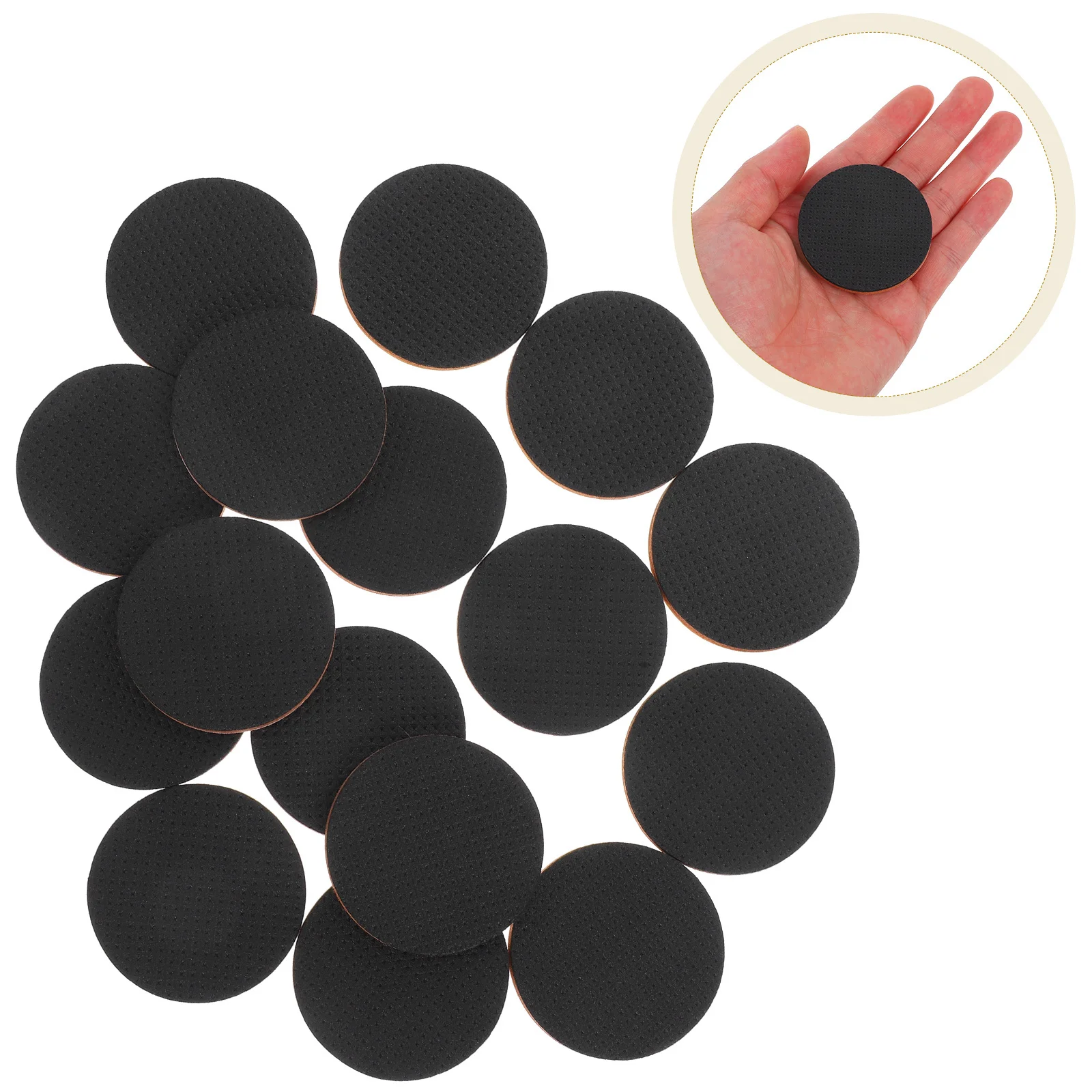 

16Pcs Furniture Gripper Pads Felt Chair Leg Floor Protectors Self Adhesive Round Non Slip Furniture Feet Protectors for Wood