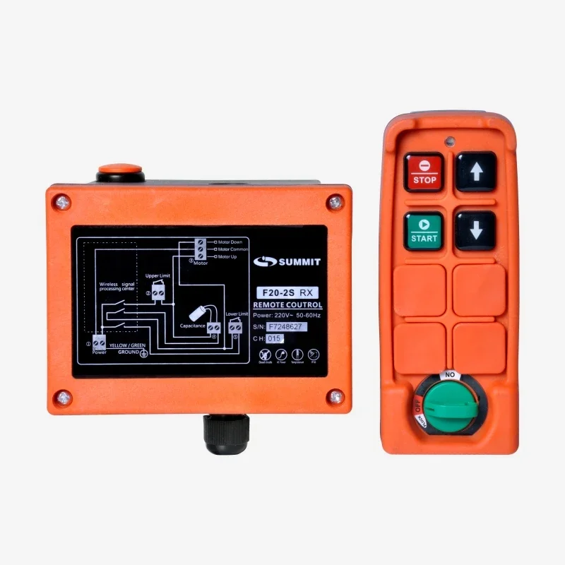 F20-2S 220V Single Phase Micro Electric Hoist Wireless Remote Control Home Small Crane Hoist Crane