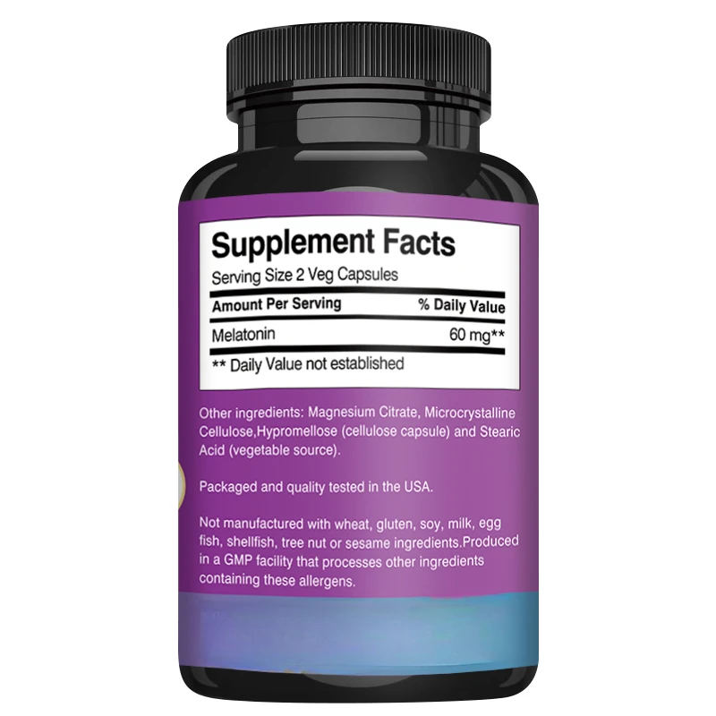 Mel1 500 in Soya-Favorise la qualité du sommeil et la vigilance, Aide au sommeil profond