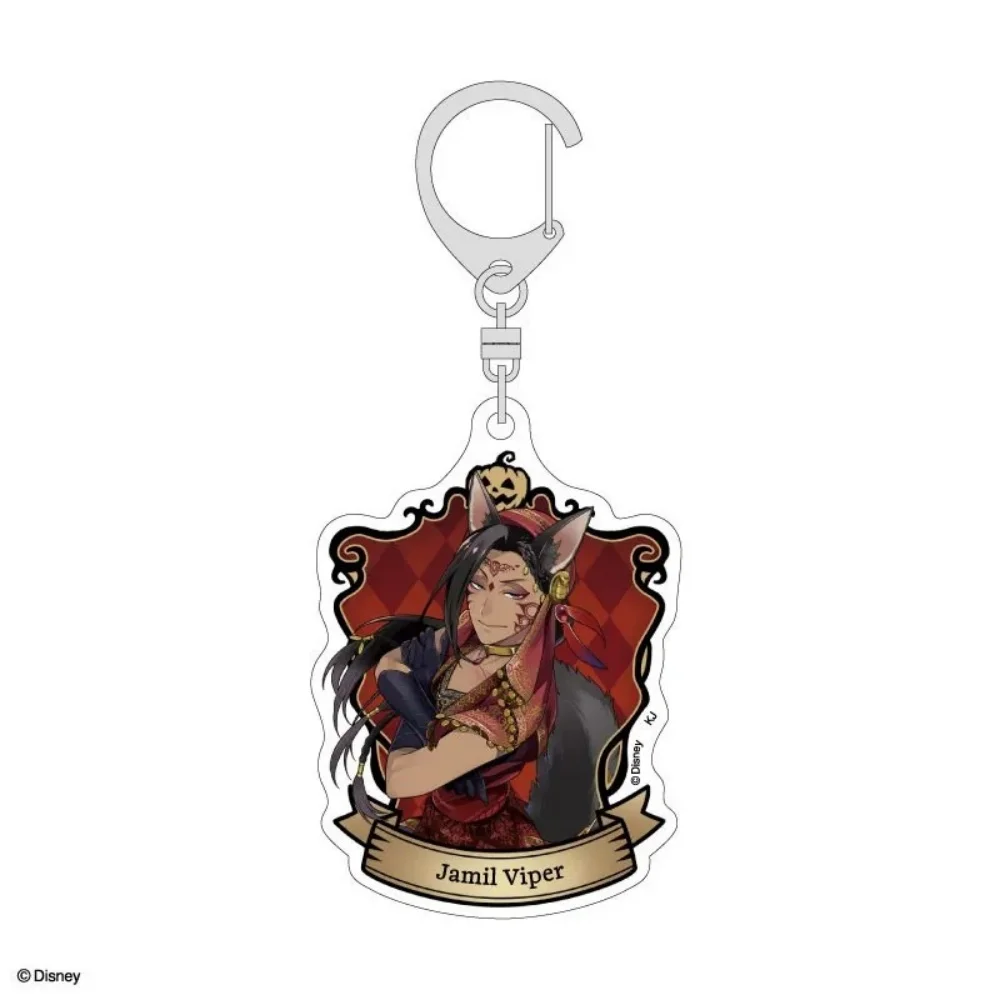 Anime Twisted Wonderland Sebek Zigvolt Idia Shroud 6CM Acrylic Cute Bag Charm Car Keychain Decorations Bag Body Kit Keyring Gift