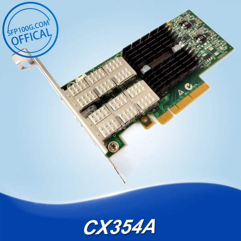 

Mellanox ConnectX-3 CX354A Dual 40GbE QSFP - Flashed to MCX354A-FCBT