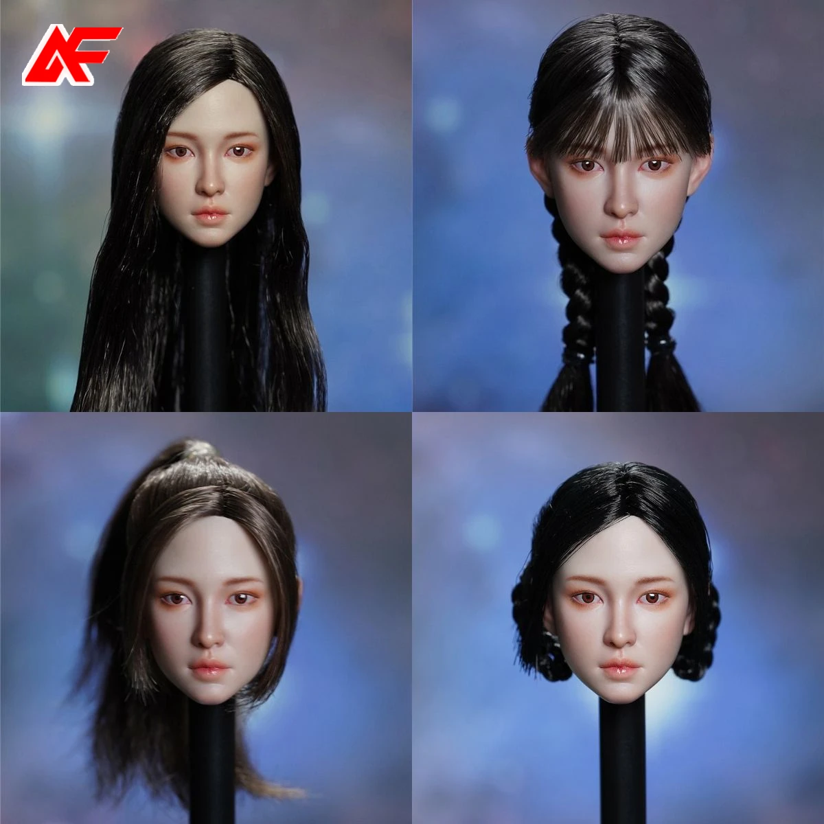 

В наличии SDH042 масштаб 1/6, модель головы девушки для 12-дюймовой женской фигурки, игрушки для куклы