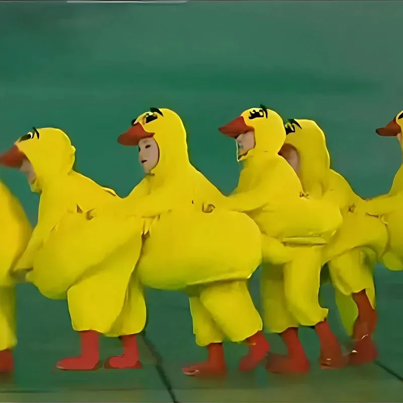 

Kindergarten Children’s Animal Costume Duck Performance Clothes Chicken Set Yellow Duck Cartoon Dance Stage Clothing