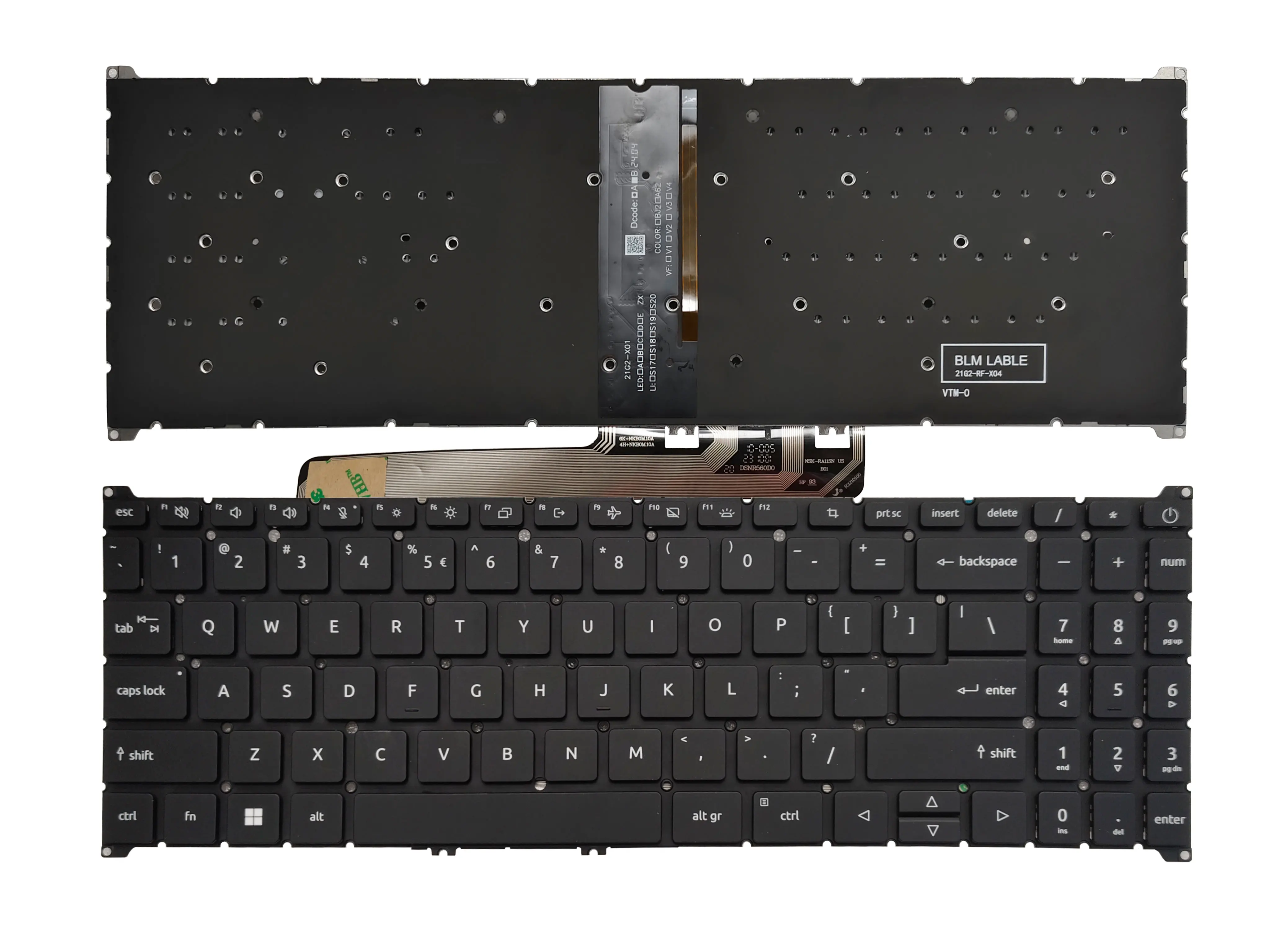 Новая клавиатура US для ACER Aspire A315-59 A315-59g A515-57 A515-57g A715-76