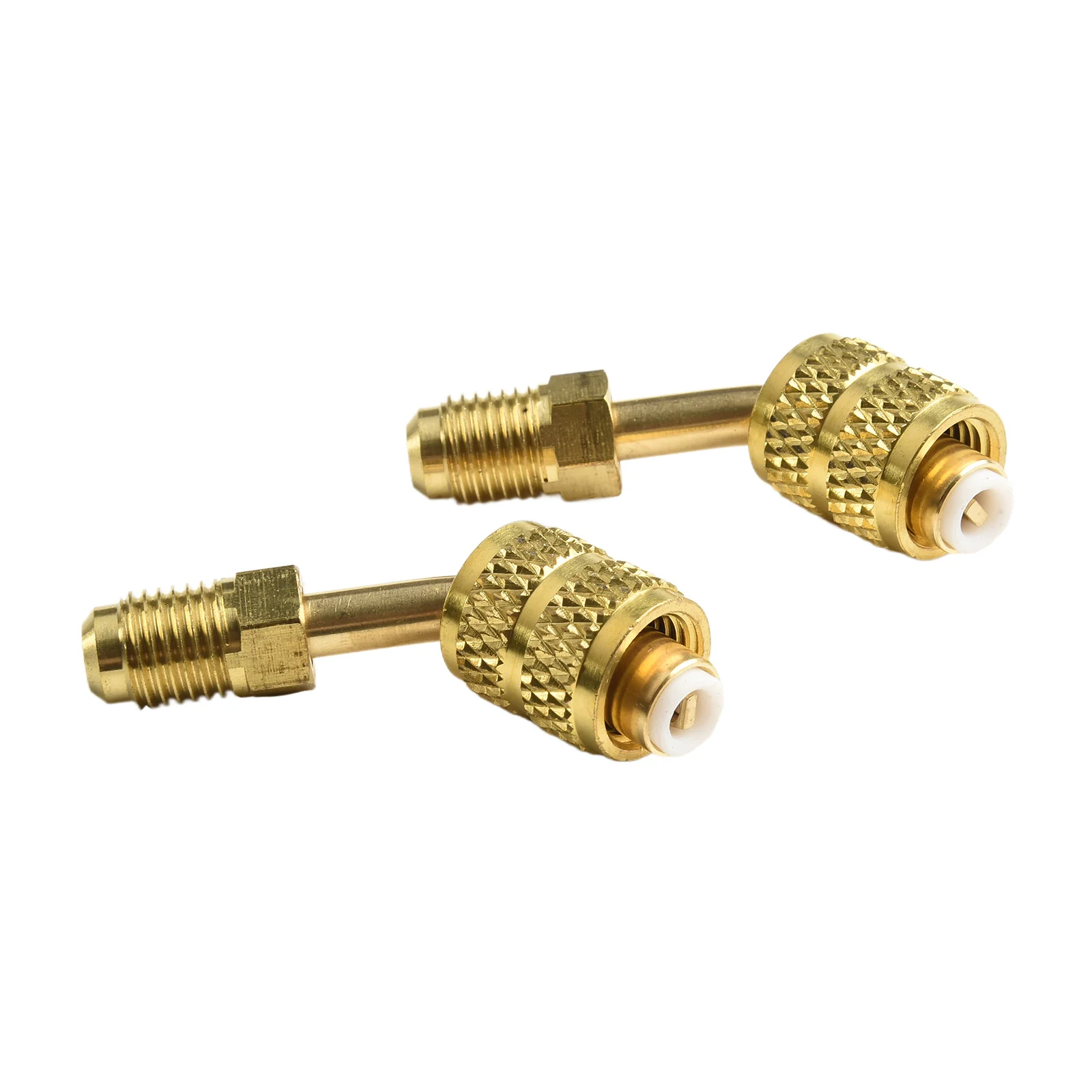 Mini Split Adapter SAE Male Flare Brass Air Conditioning Maintenance 45° Angle Access Convenient And Secure High-Quality Brass