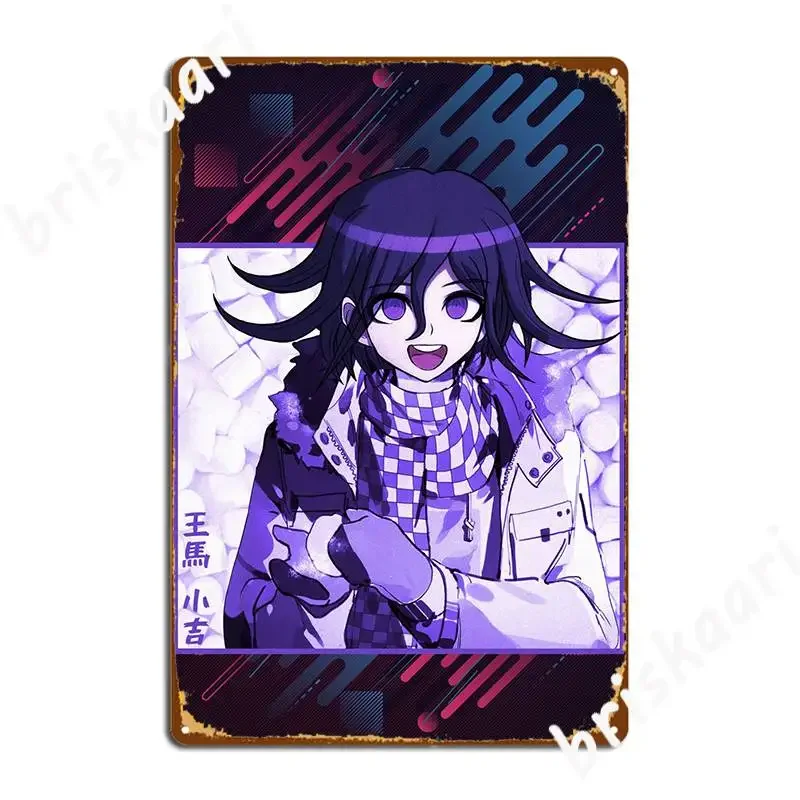 Kokichi Ouma Poster Metal Plaque Create Wall Mural Cave Pub Poster Tin Sign Posters