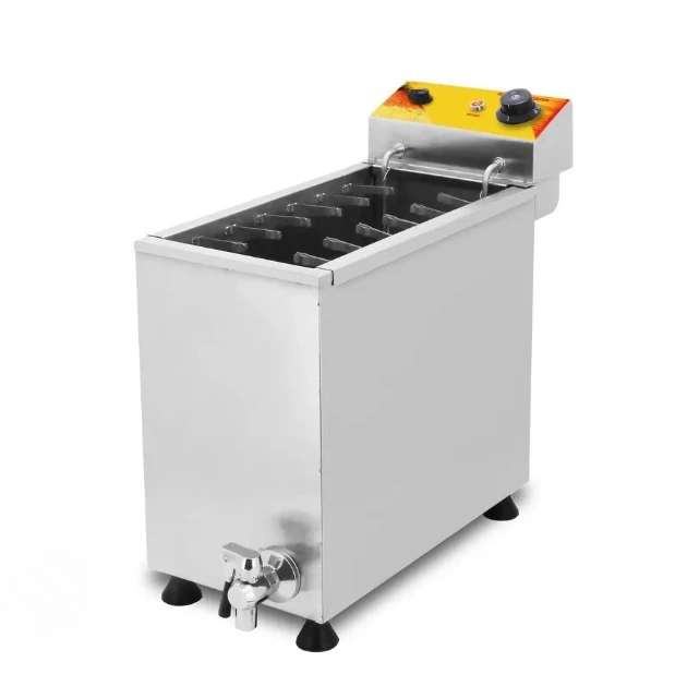 

Commercial Gas/Electric Cheese Hot Dog Fryer Hot Dog Stick Machine