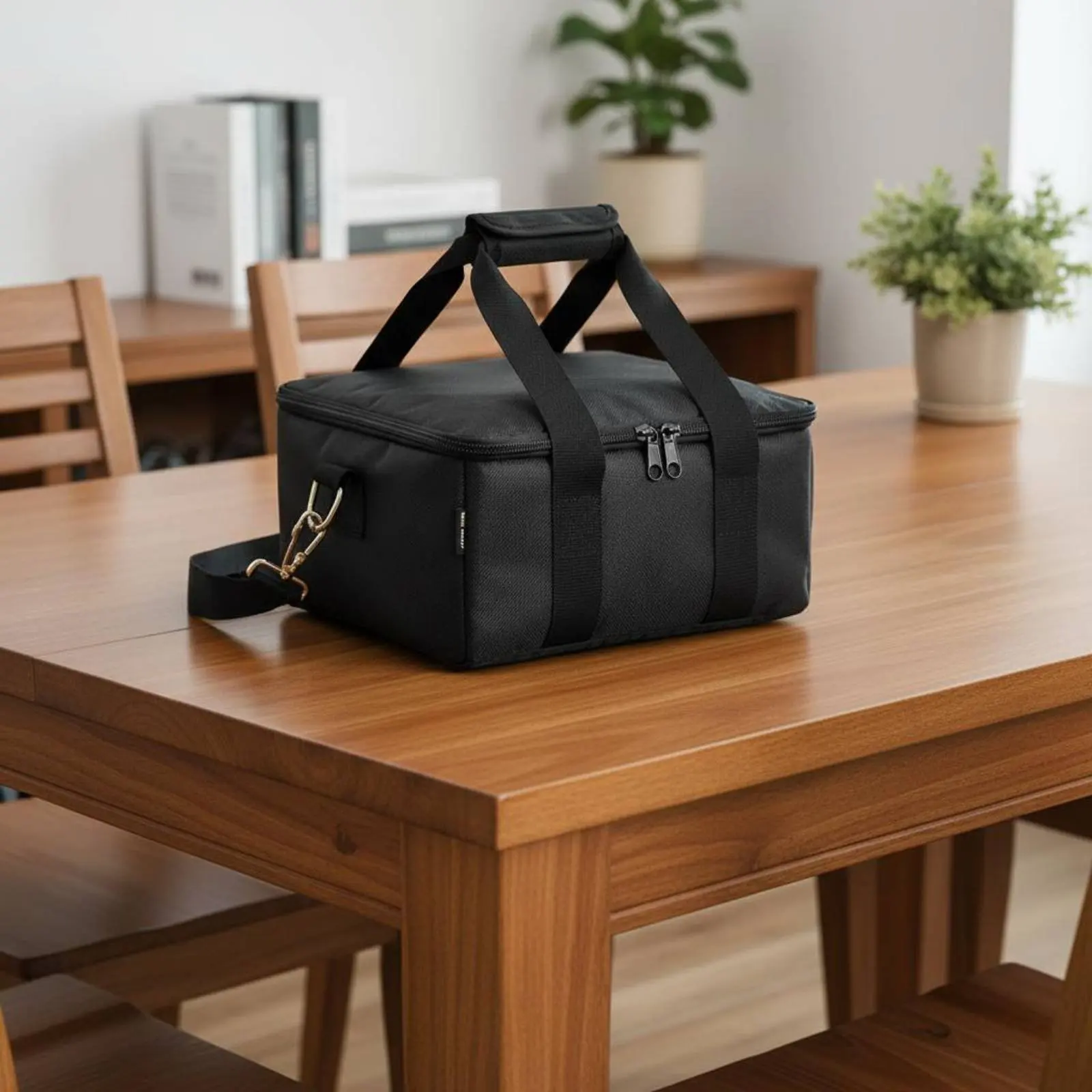 Essential Oil Storage Case Multi-Pocket Layout Massage Oil Bag Bottle Storage Case Padded Design Divided Carrying Bag Shockproof