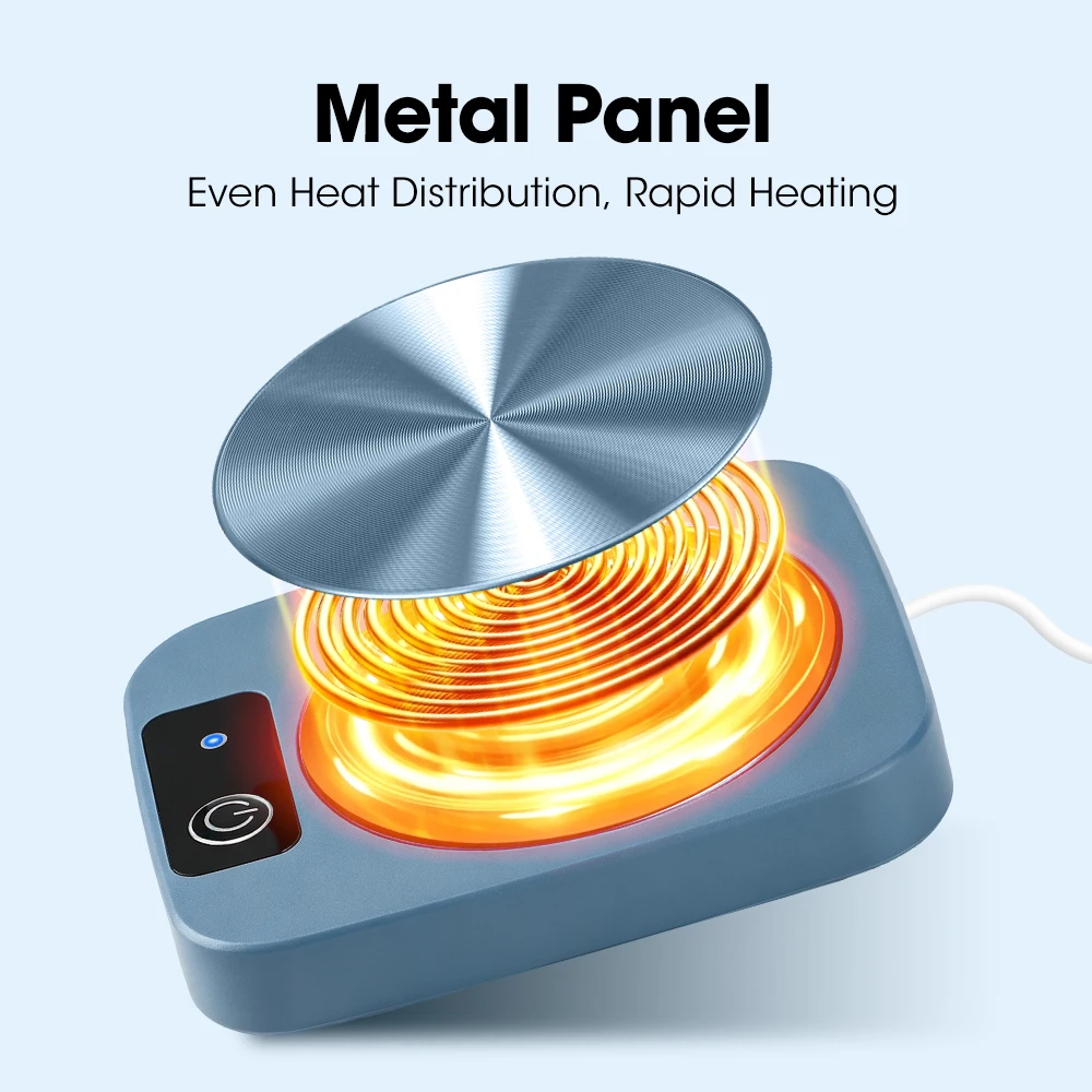 Electric Heater Cup Mug Warmer Coffee Mug USB Mug Warmer Heater Warm Mat Constant Temperature Coaster For Home Office Gifts image 5