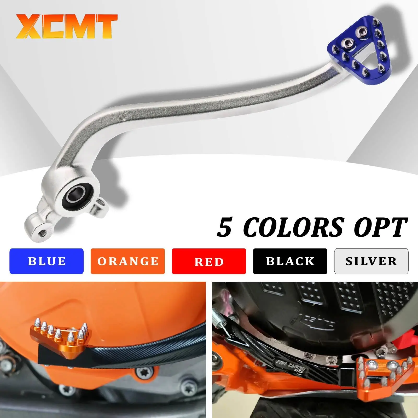 

Motorcycle CNC Aluminum Rear Brake Lever Pedal Foot Rod For Husqvarna TC TX TE FE For KTM EXCF XC XCW SX 125 150 250 300 350 500