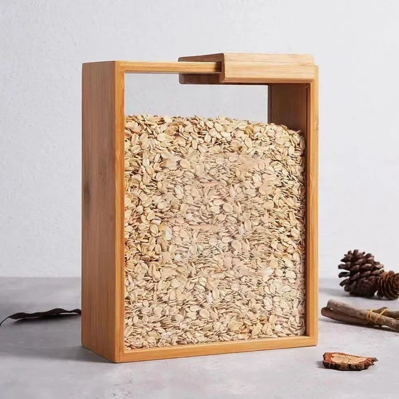 Dispenser 3L Kitchen Organizer Food Storage Container Cereal Dispenser for Pantry Organizer Organization-ABHG