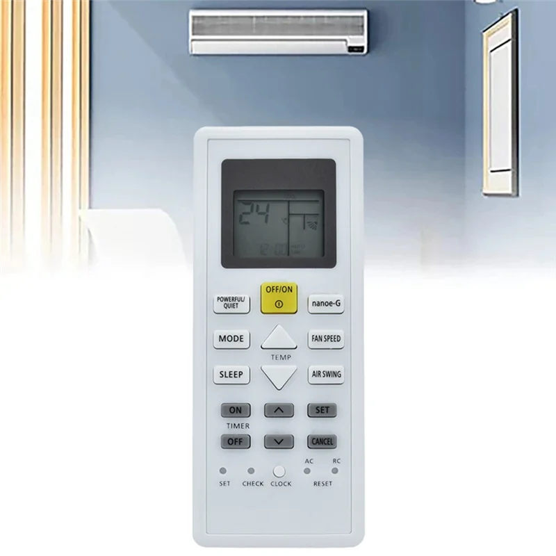 A57G-CS-Z60VKR Air Conditioner Remote Control for Panasonic Air Conditioner CZ-Z60VKR CU-Z20VKR Remote Control Replacement