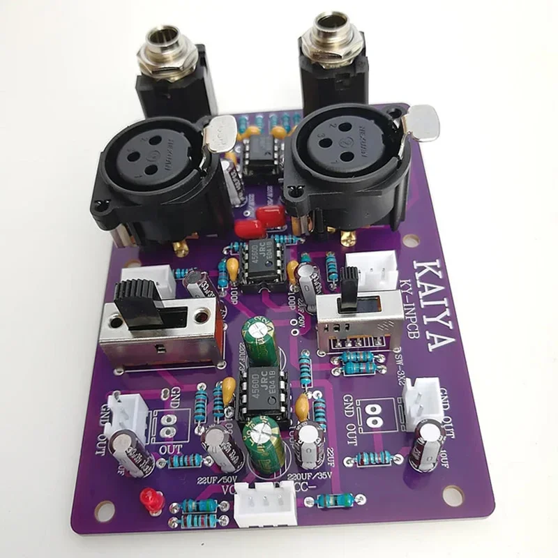 Nvarcher مكبر صوت ستيريو ثنائي القناة ، جسر BTC ، مدخلات متوازنة ، كسب ، HIFI Preamp ، لوحة مكبر للصوت