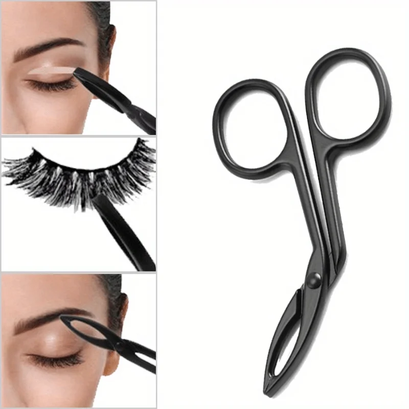 A Professional Stainless Steel Angled Tweezer,  Precise Tool For Hair Removal And Beauty, Suitable For Makeup And Grooming
