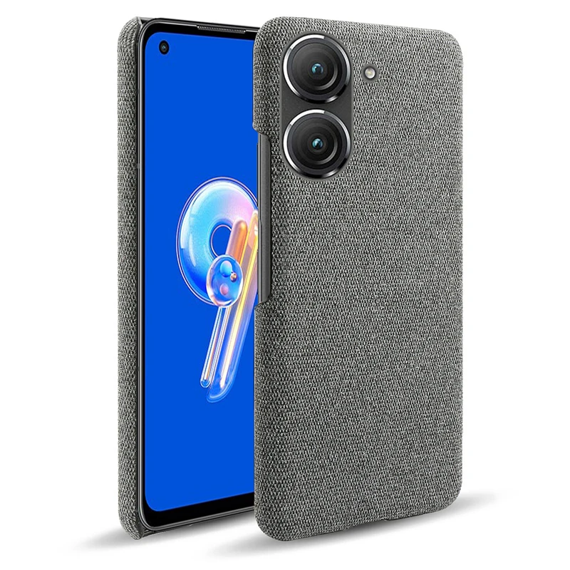 For ASUS ZenFone 9 Case High Quality Fabric Fashion Case Felt Cloth Matte Slim Cover чехол Protective Shell