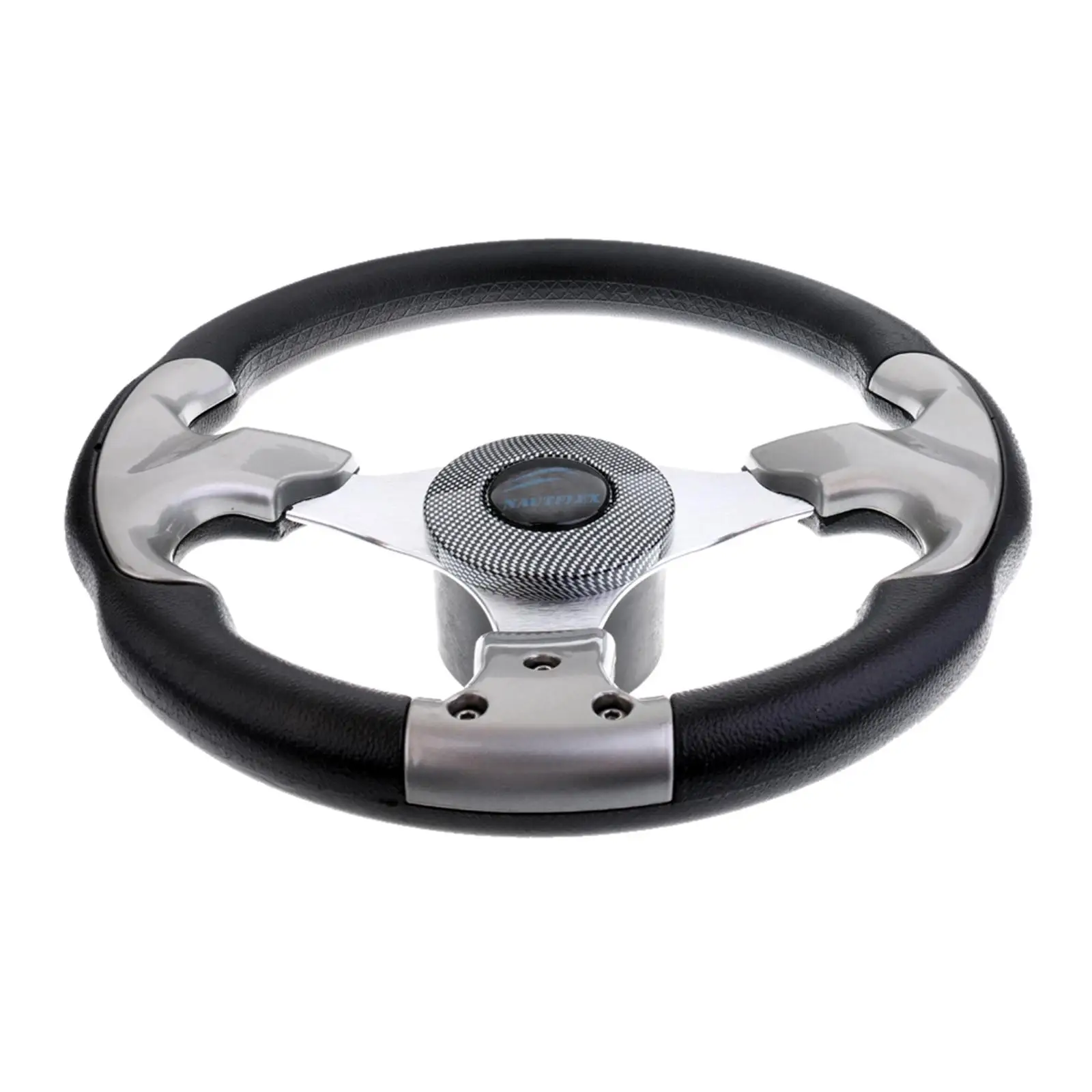 

Морской руль с 3 спицами, черный, из алюминиевого сплава, с рукояткой из пенополиуретана, 315 мм, универсальная замена для яхт, понтонов и лодок