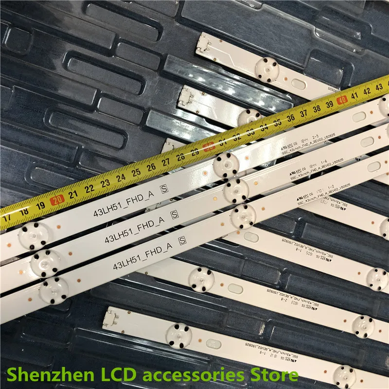 Conjunto de retroiluminação para TV LED, 43 "uso, 43LH570V, 43LH51 _ FHD _ A S, 43LH51 _ FHD _ B S, 100% novo